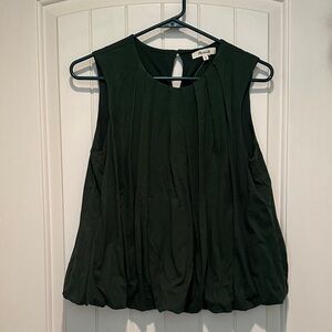 Madewell NWOT  pleated bubble top